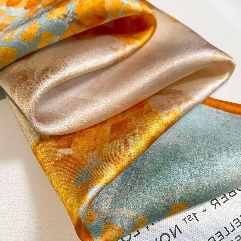 Foulard carré de soie 50 - La Mosaïque Solaire-Maison Berettini