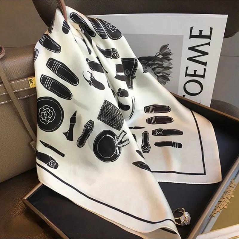 Foulard carré de soie 70 - Esprit Couture-Maison Berettini