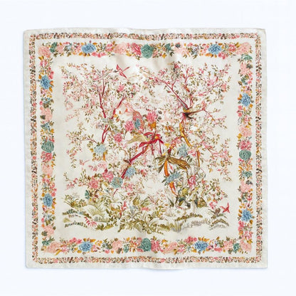 Foulard carré de soie 70 - Le Jardin d’Orient