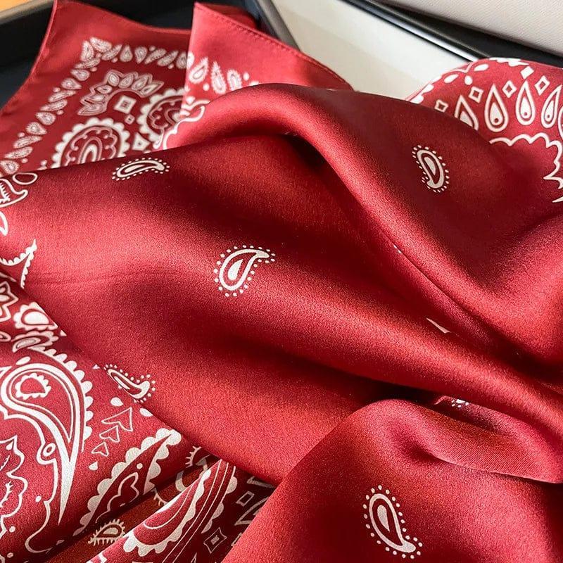 Foulard carré de soie 50 - L'Esprit Rebelle-Maison Berettini
