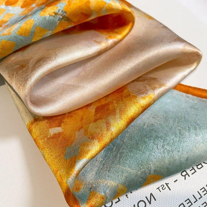 Foulard carré de soie 50 - La Mosaïque Solaire-Maison Berettini