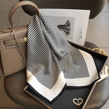 Foulard carre de soie 70 - Carré Iconique-Maison Berettini