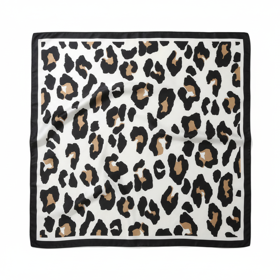 Foulard carré de soie 70 - L'Instinct Sauvage