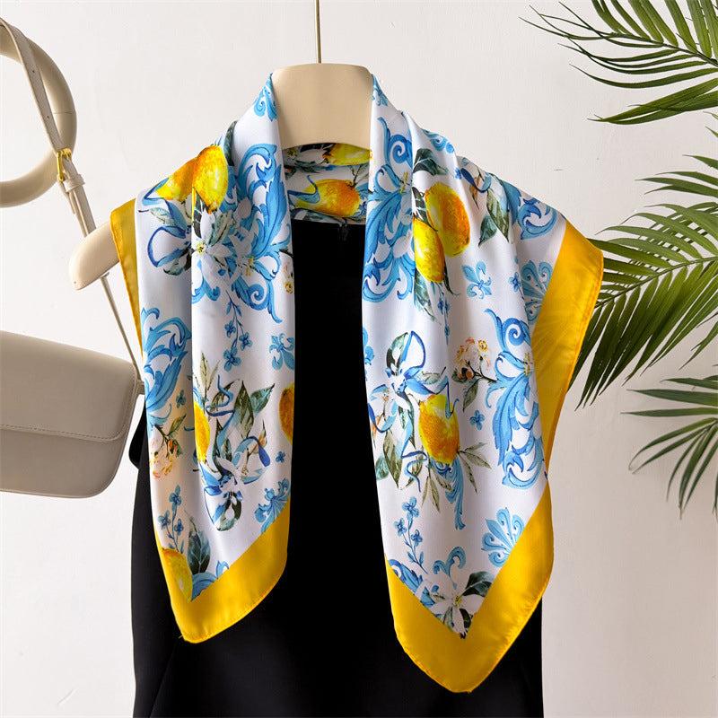 Foulard carré de soie 70 - La Dolce Vita