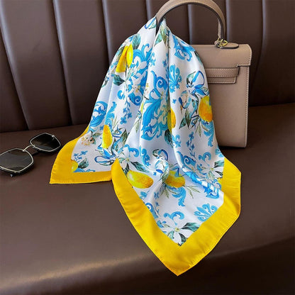 Foulard carré de soie 70 - La Dolce Vita