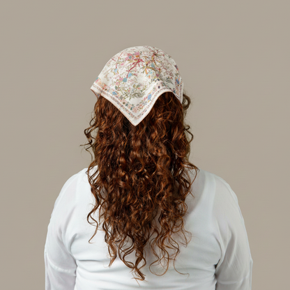 Foulard carré de soie 70 - Le Jardin d’Orient