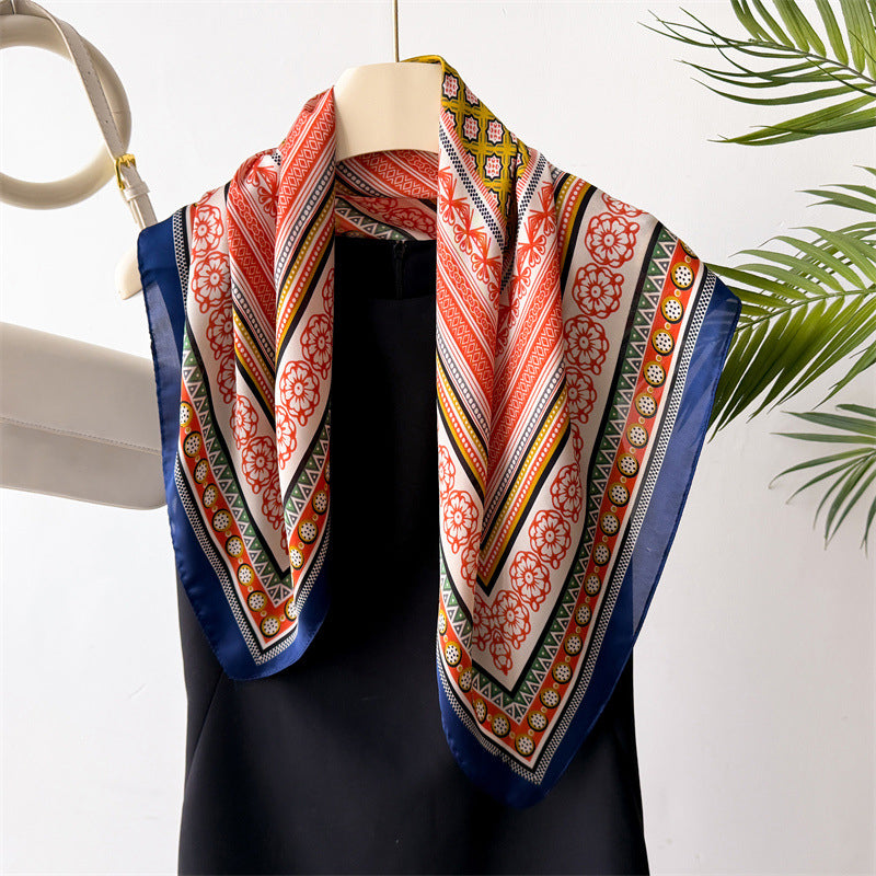 Foulard carré de soie 70 - Palais de Marrakech