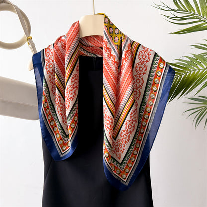 Foulard carré de soie 70 - Palais de Marrakech