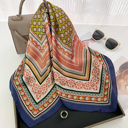 Foulard carré de soie 70 - Palais de Marrakech