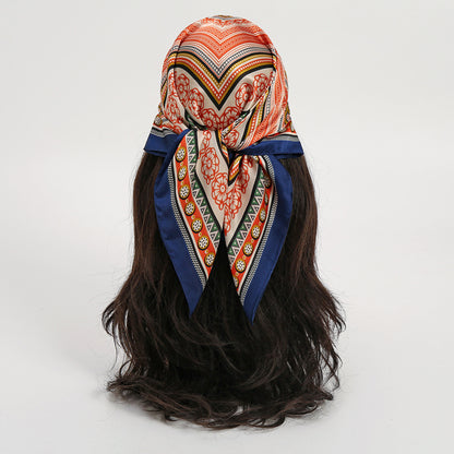 Foulard carré de soie 70 - Palais de Marrakech