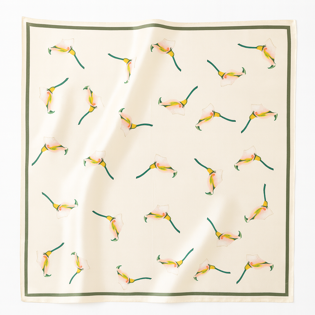 Foulard carré de soie 50 - Callas-Maison Berettini