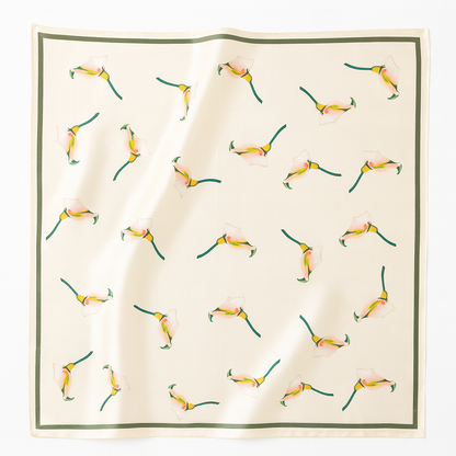 Foulard carré de soie 50 - Callas-Maison Berettini