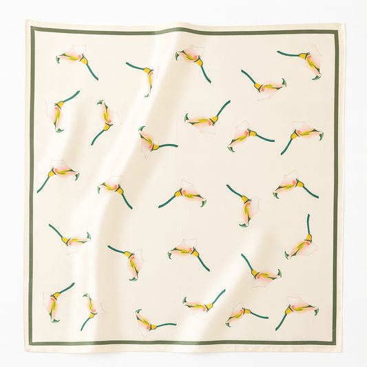 Foulard carré de soie 50 - Callas-Maison Berettini