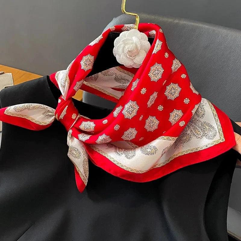 Foulard carré de soie 50 - Le Majestueux-Maison Berettini