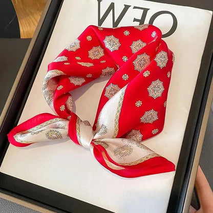 Foulard carré de soie 50 - Le Majestueux-Maison Berettini