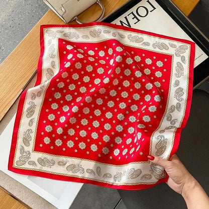 Foulard carré de soie 50 - Le Majestueux-Maison Berettini