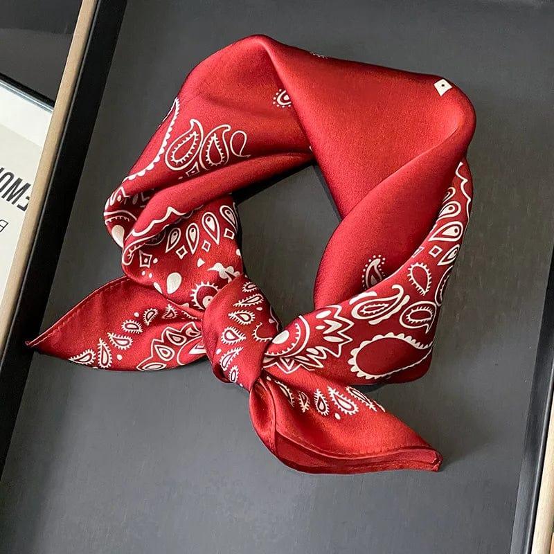 Foulard carré de soie 50 - L'Esprit Rebelle-Maison Berettini