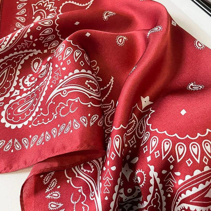 Foulard carré de soie 50 - L'Esprit Rebelle-Maison Berettini