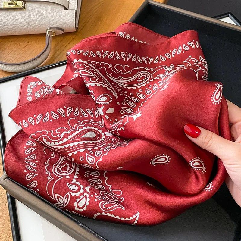 Foulard carré de soie 50 - L'Esprit Rebelle-Maison Berettini