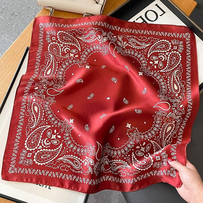 Foulard carré de soie 50 - L'Esprit Rebelle-Maison Berettini