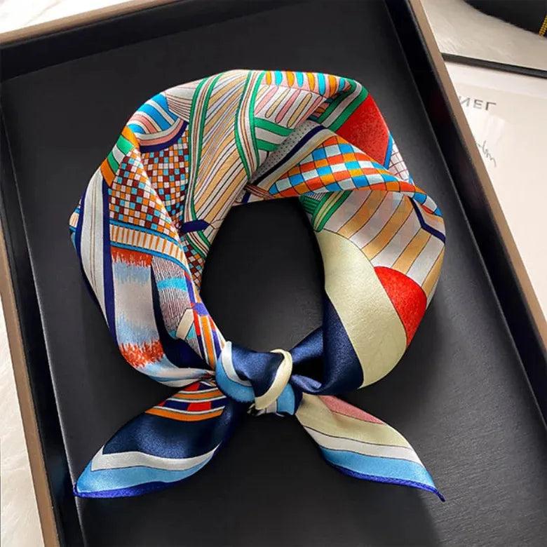 Foulard carré de soie 50 - Selle Baroque-Maison Berettini