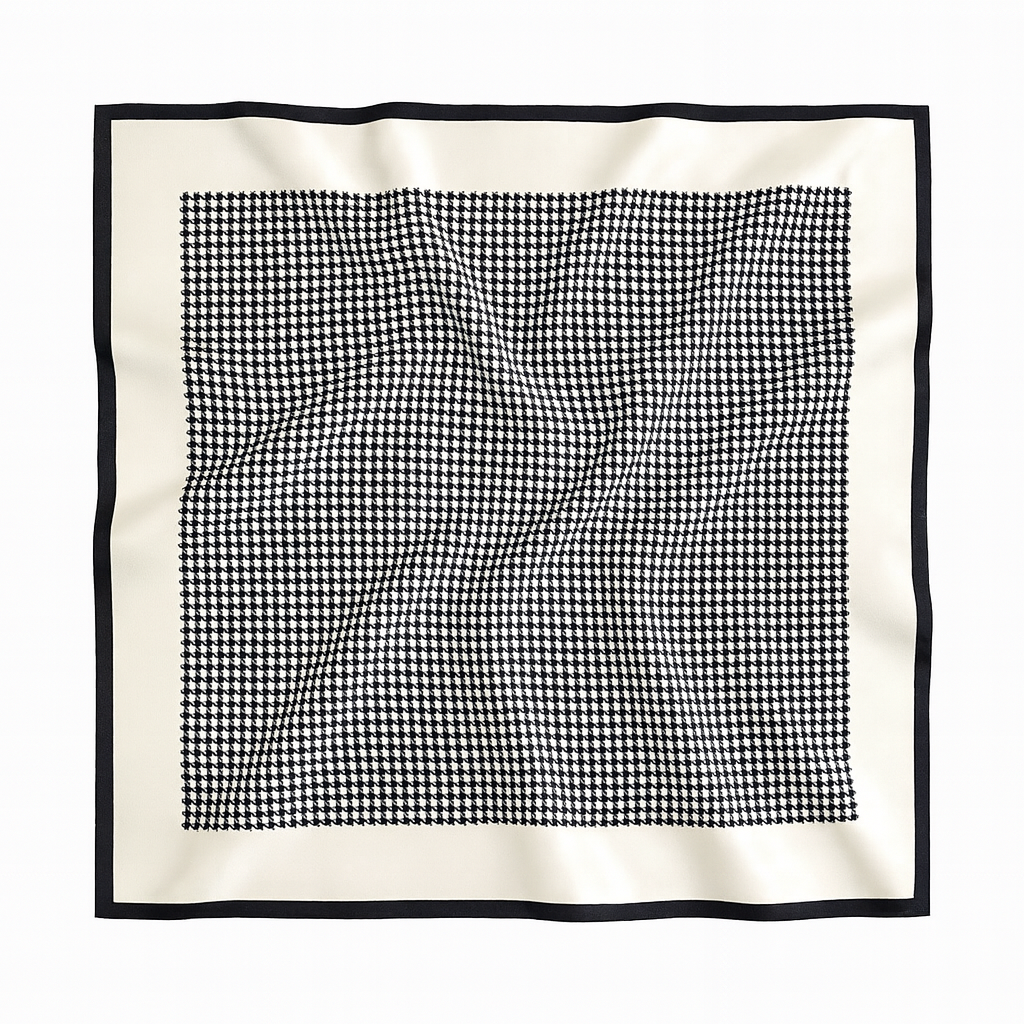 Foulard carre de soie 70 - Carré Iconique-Maison Berettini