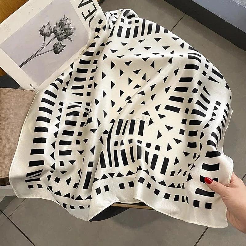 Foulard carré de soie 70 - Équilibre Urbain-Maison Berettini