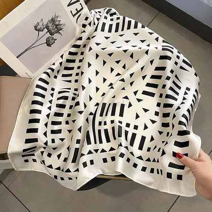 Foulard carré de soie 70 - Équilibre Urbain-Maison Berettini