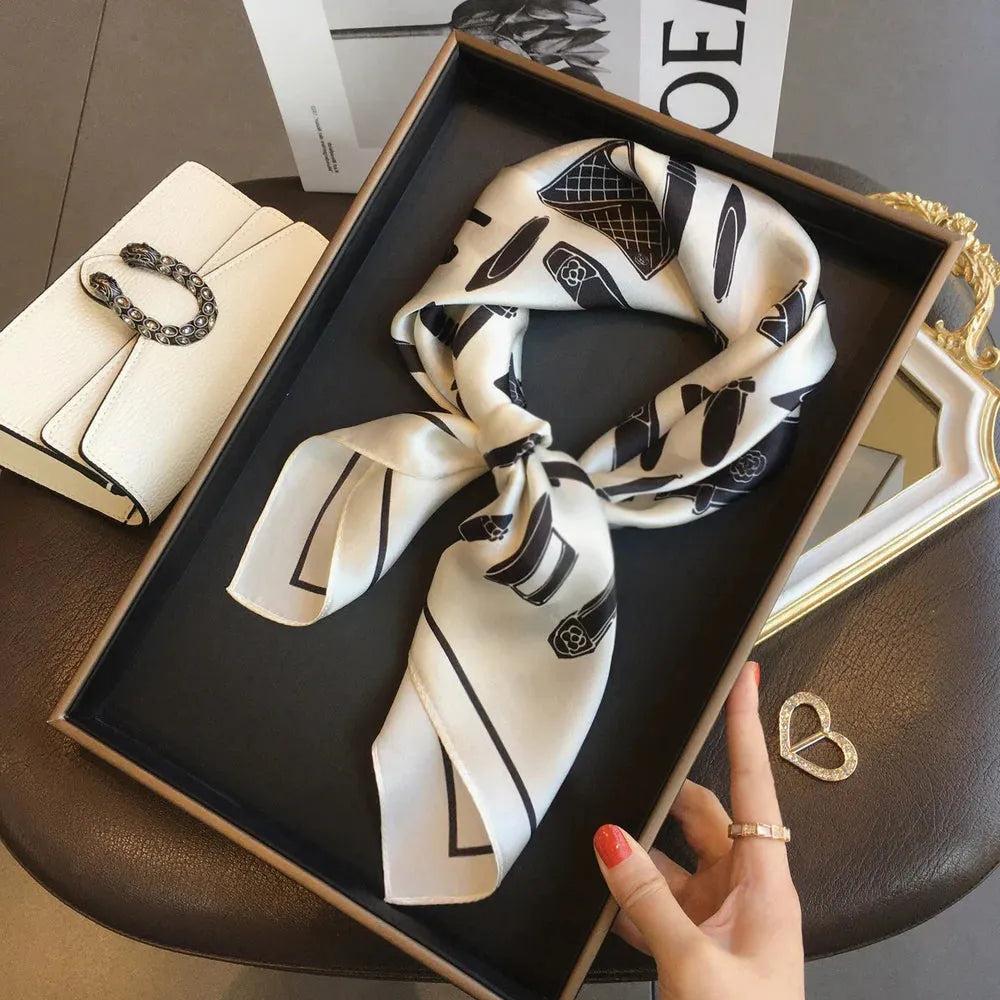 Foulard carré de soie 70 - Esprit Couture-Maison Berettini