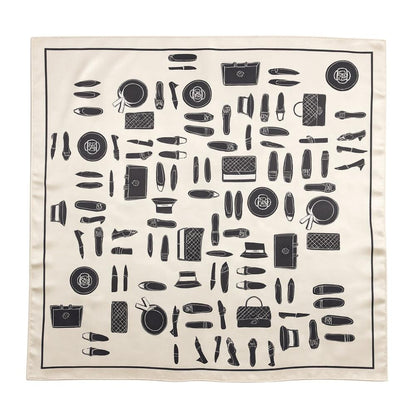 Foulard carré de soie 70 - Esprit Couture-Maison Berettini