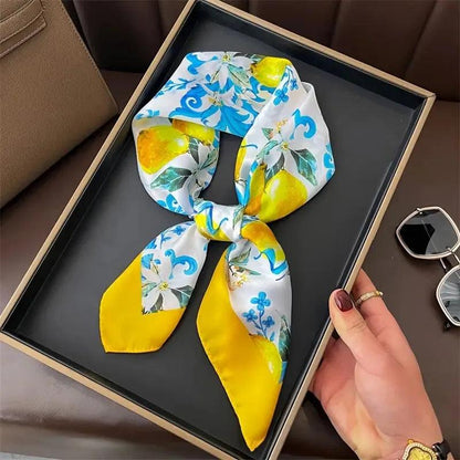 Foulard carré de soie 70 - La Dolce Vita-Maison Berettini