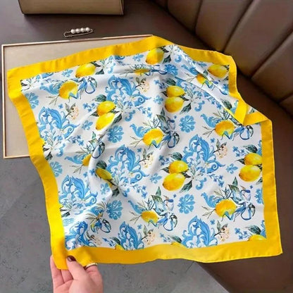 Foulard carré de soie 70 - La Dolce Vita-Maison Berettini