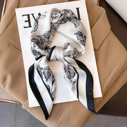 Foulard carré de soie 70 - Le Jardin à l’Encre-Maison Berettini