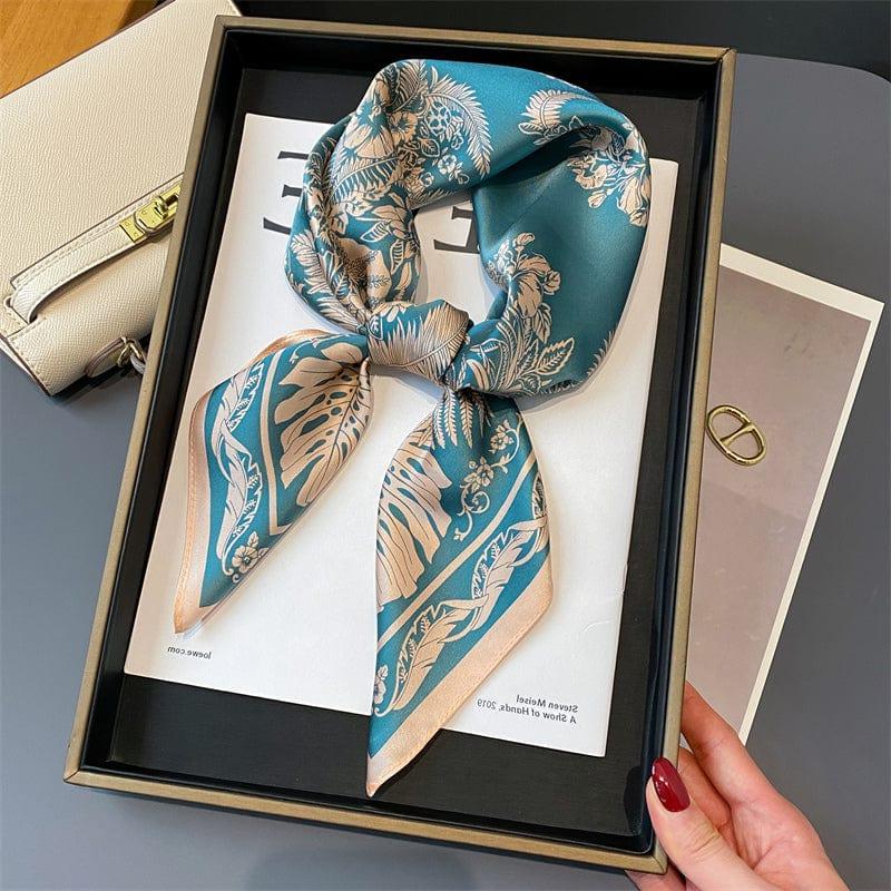 Foulard carré de soie 70 - Le Jardin Céleste-Maison Berettini