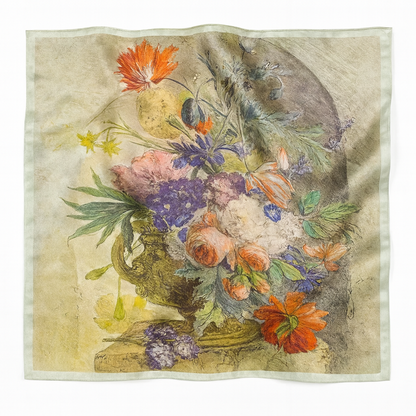 Foulard carré de soie 70 - Le Jardin Impressionniste-Maison Berettini