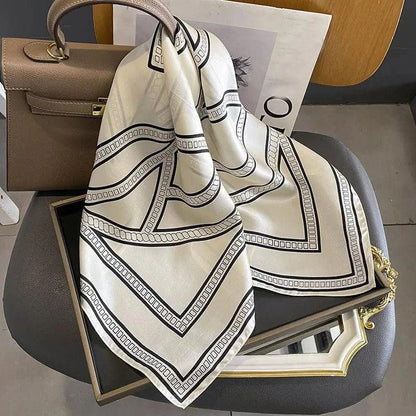 Foulard carré de soie 70 - Le Porte-Bonheur-Maison Berettini