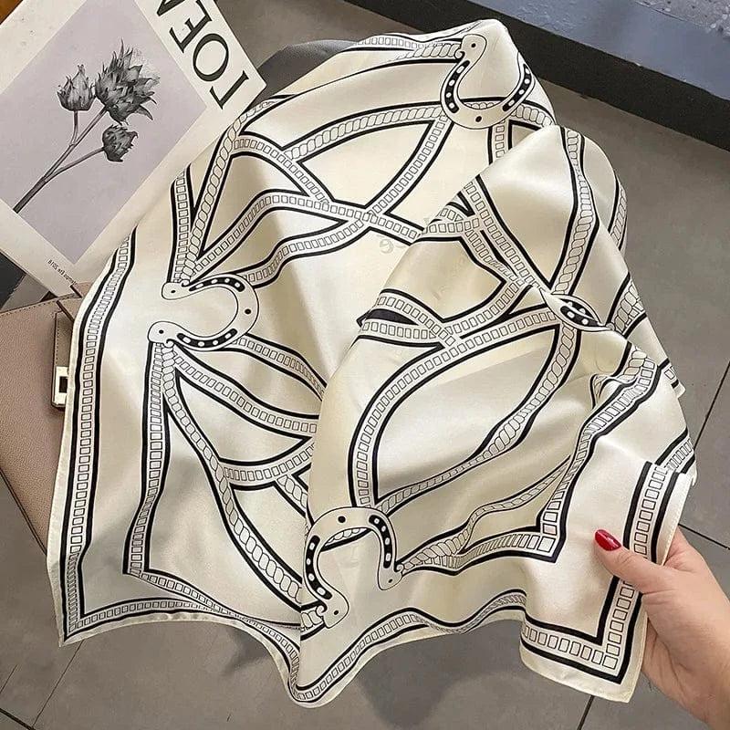 Foulard carré de soie 70 - Le Porte-Bonheur-Maison Berettini