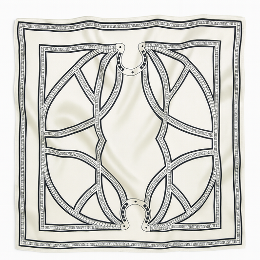 Foulard carré de soie 70 - Le Porte-Bonheur-Maison Berettini