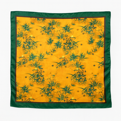 Foulard carré de soie 70 - L'Éclat de Soleil-Maison Berettini
