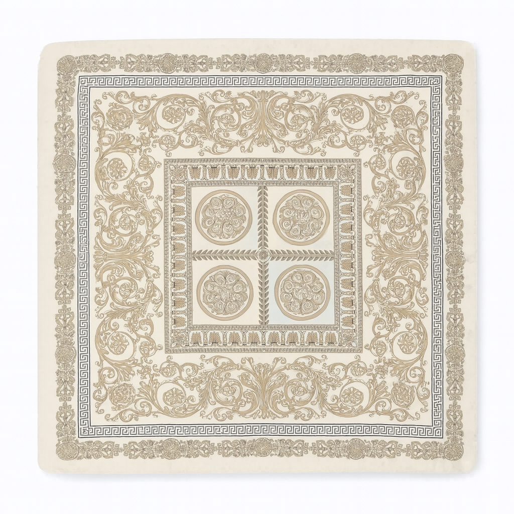 Foulard carré de soie 70 - Palais Antique-Maison Berettini