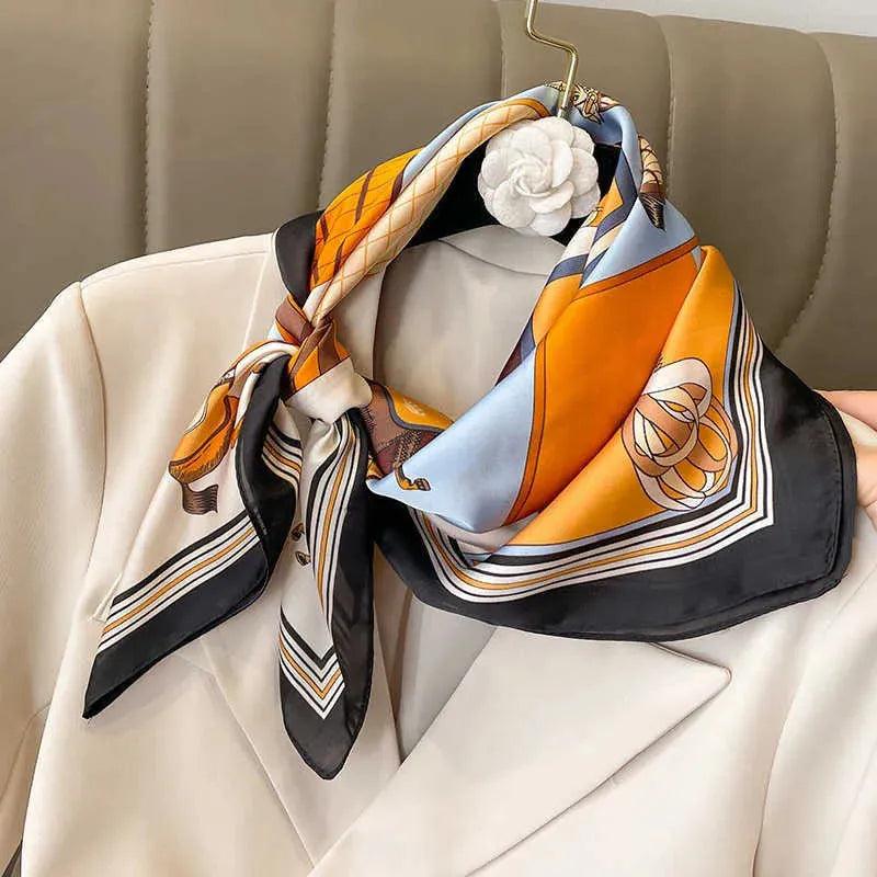Foulard carré de soie 70 - Tradition Équestre-Maison Berettini